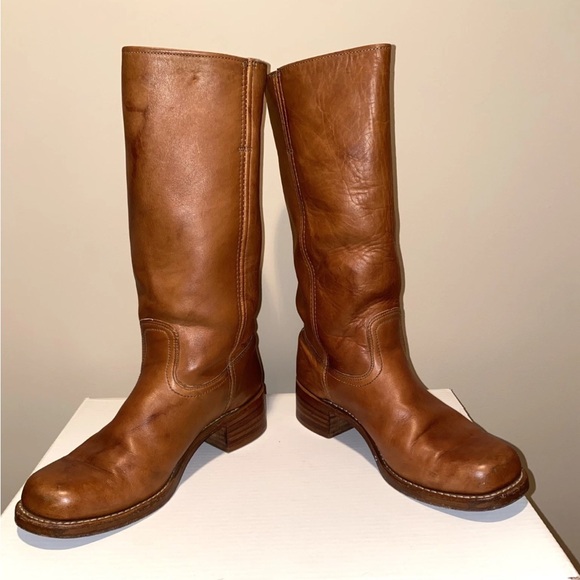 Frye Campus 14L Boots Saddle Brown Size Men’s 12 - Picture 3 of 6